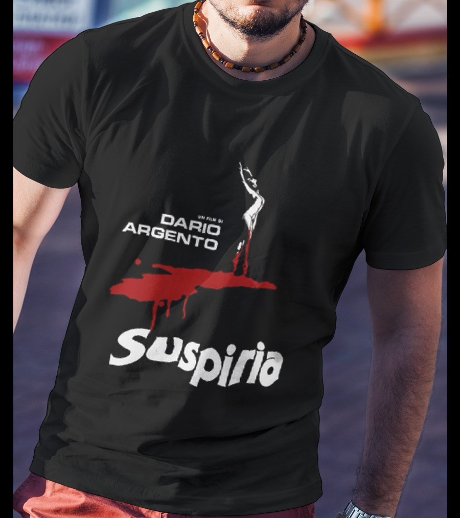 Dario Argento Suspiria Horror Classic Red Drip T-Shirt