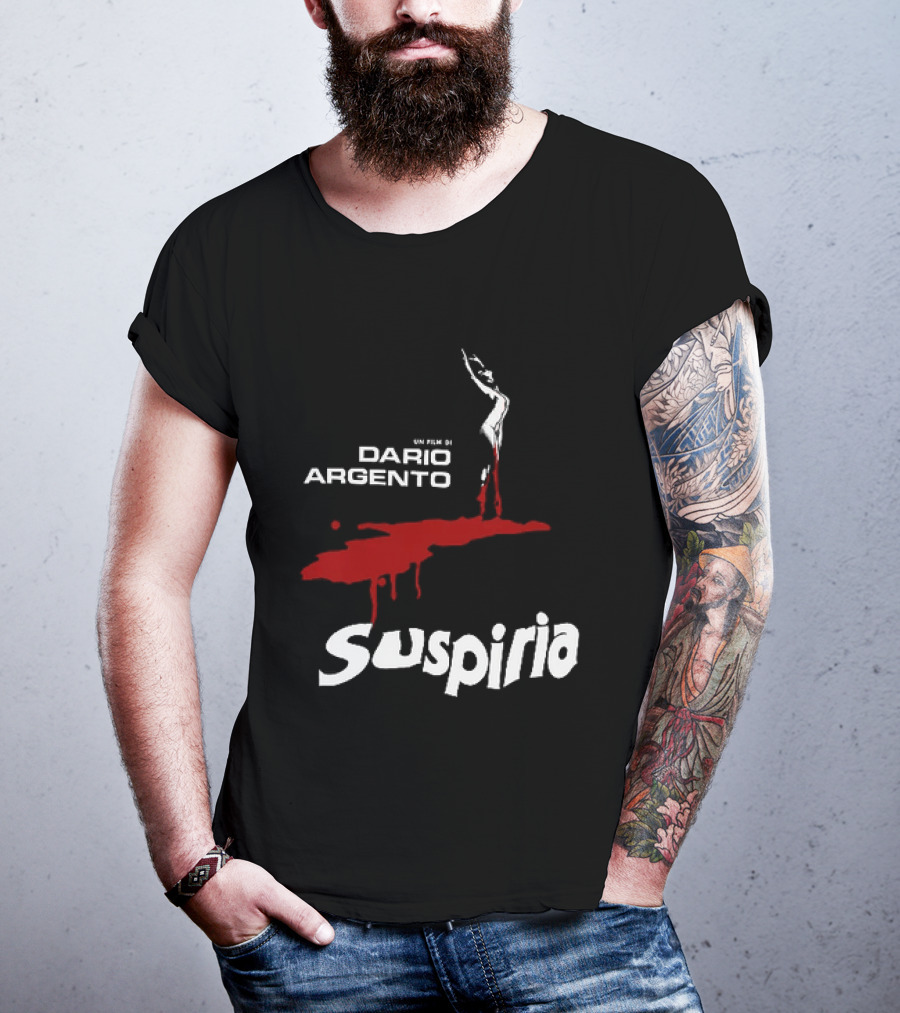 Dario Argento Suspiria Horror Classic Red Drip T-Shirt