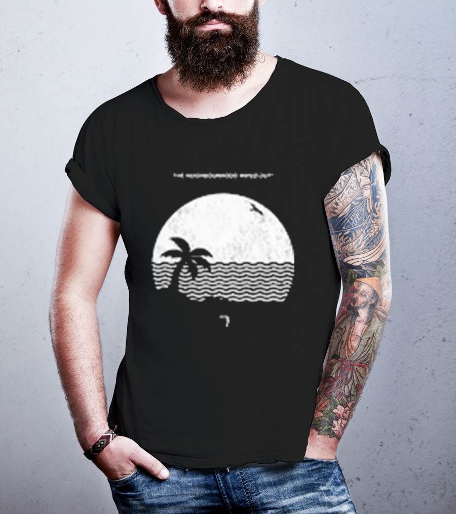 The Neighbourhood Wiped Out Album Palm Tree Beach Scene T-Shirt