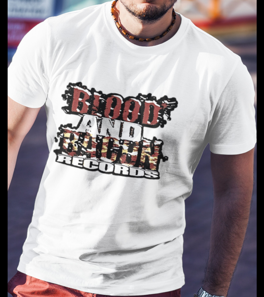 Blood And Bacon Records Rugged T-Shirt
