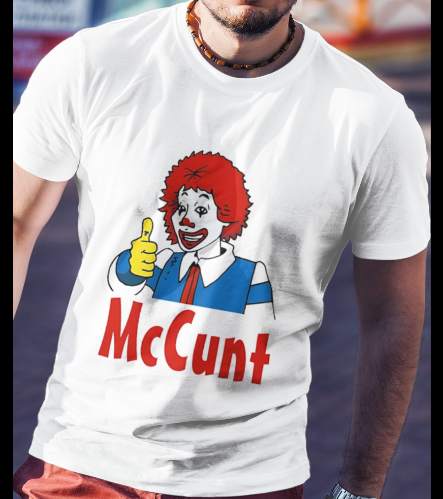 Ronald McDonald McCunt Thumbs Up Red Hair Blue Outfit T-Shirt