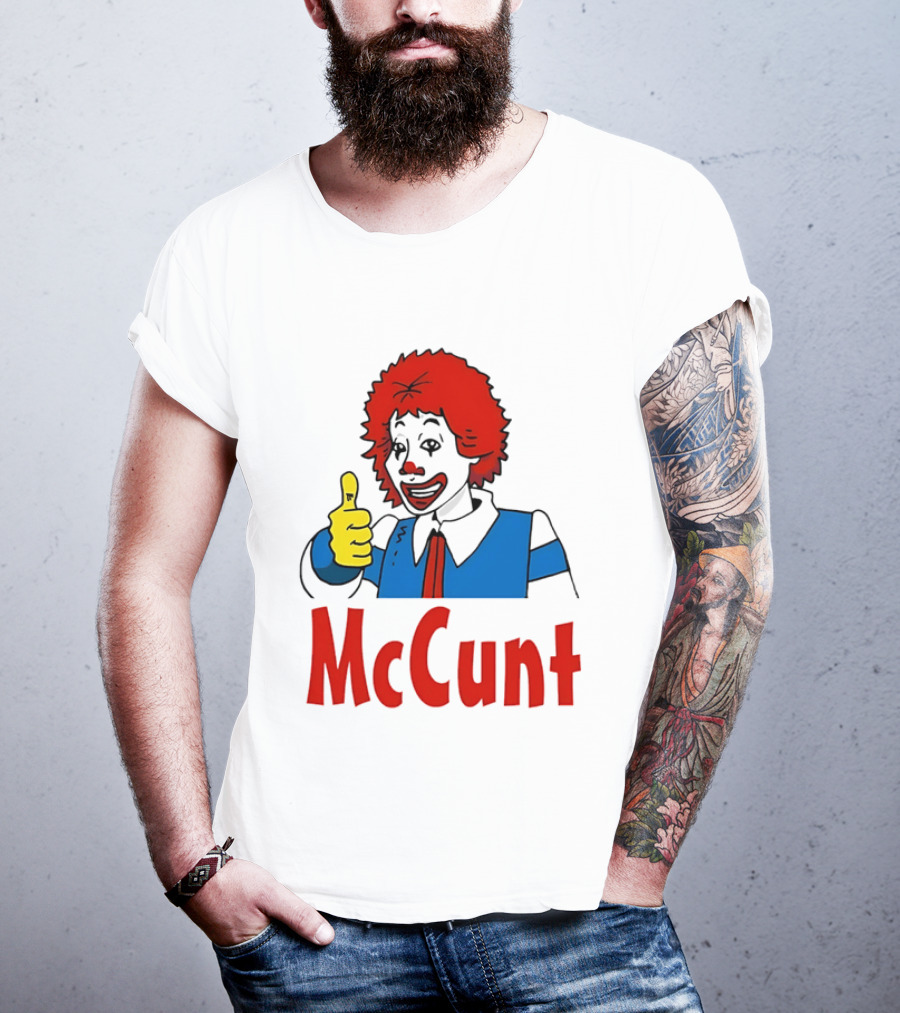Ronald McDonald McCunt Thumbs Up Red Hair Blue Outfit T-Shirt