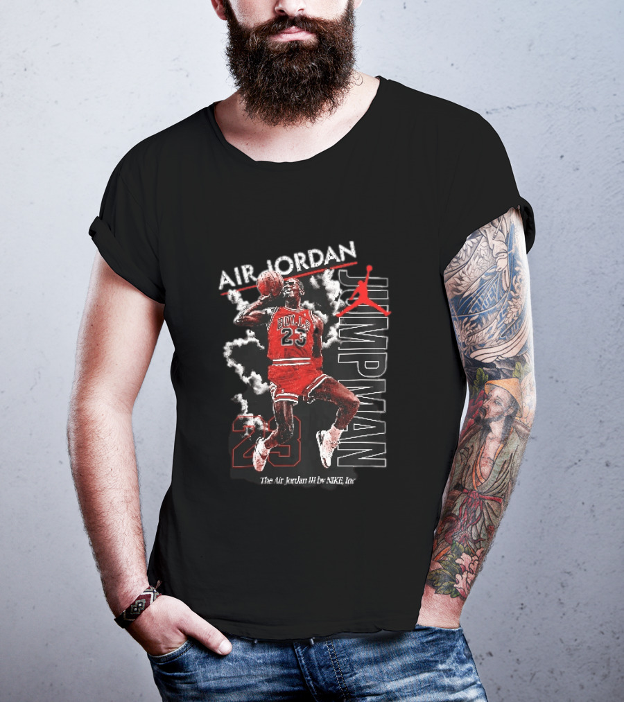 Chicago Bulls Air Jordan 23 Jumpman The Air Jordan III By Nike Inc Basketball T-Shirt
