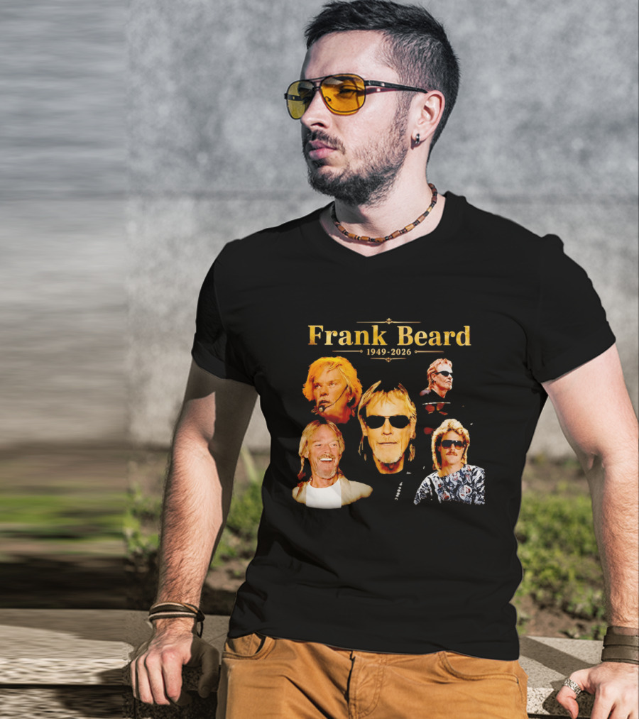 Frank Beard 1949 2026 Memorial Collage T-Shirt