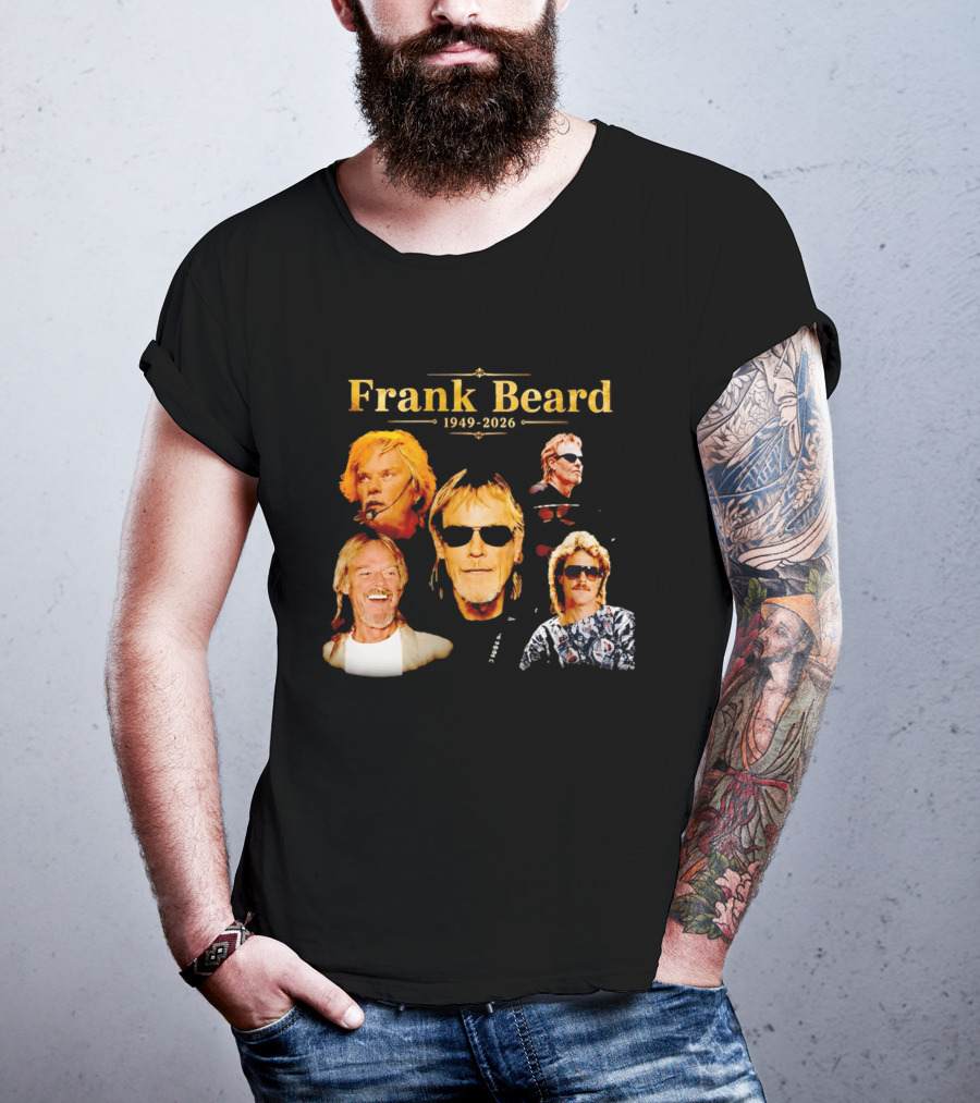 Frank Beard 1949 2026 Memorial Collage T-Shirt