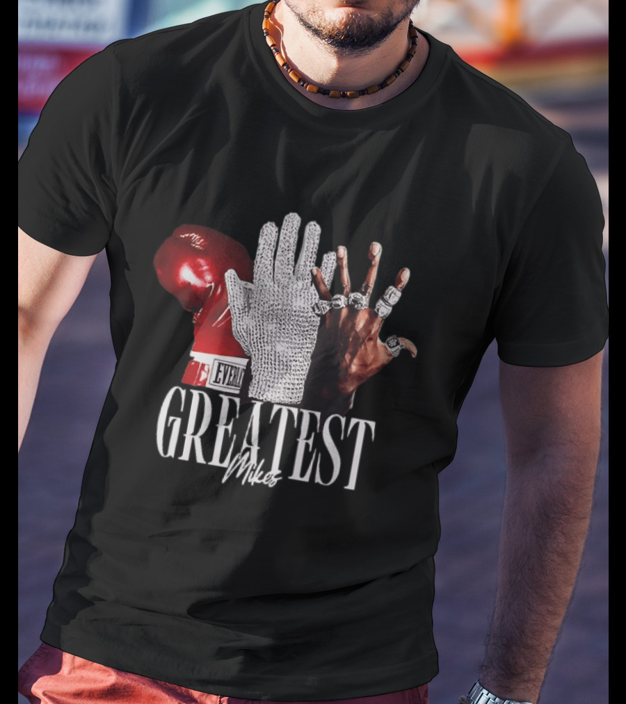 Greatest Mikes Glove Rhinestone Boxing Rings T-Shirt