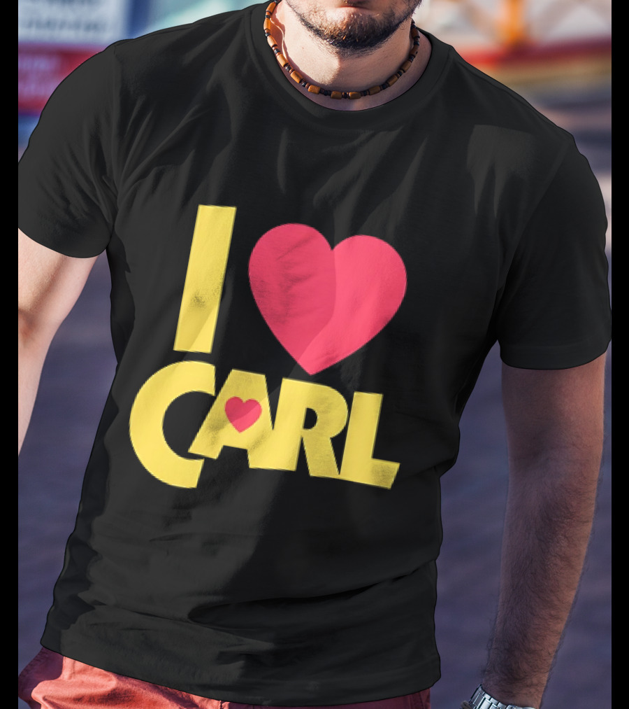I Love Carl Heart Dungeon Crawler T-Shirt