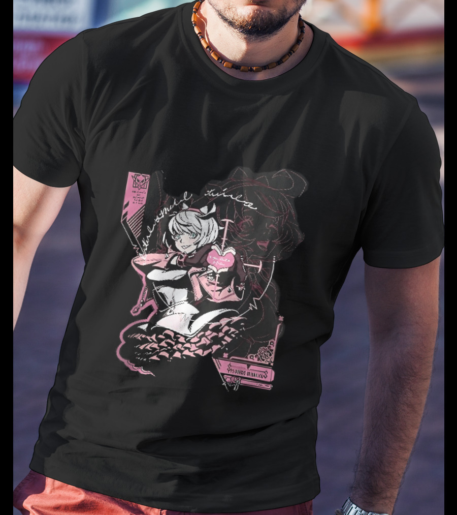 Elphelt Valentine Anime Girl Magical Heart Gesture Eternal Love T-Shirt