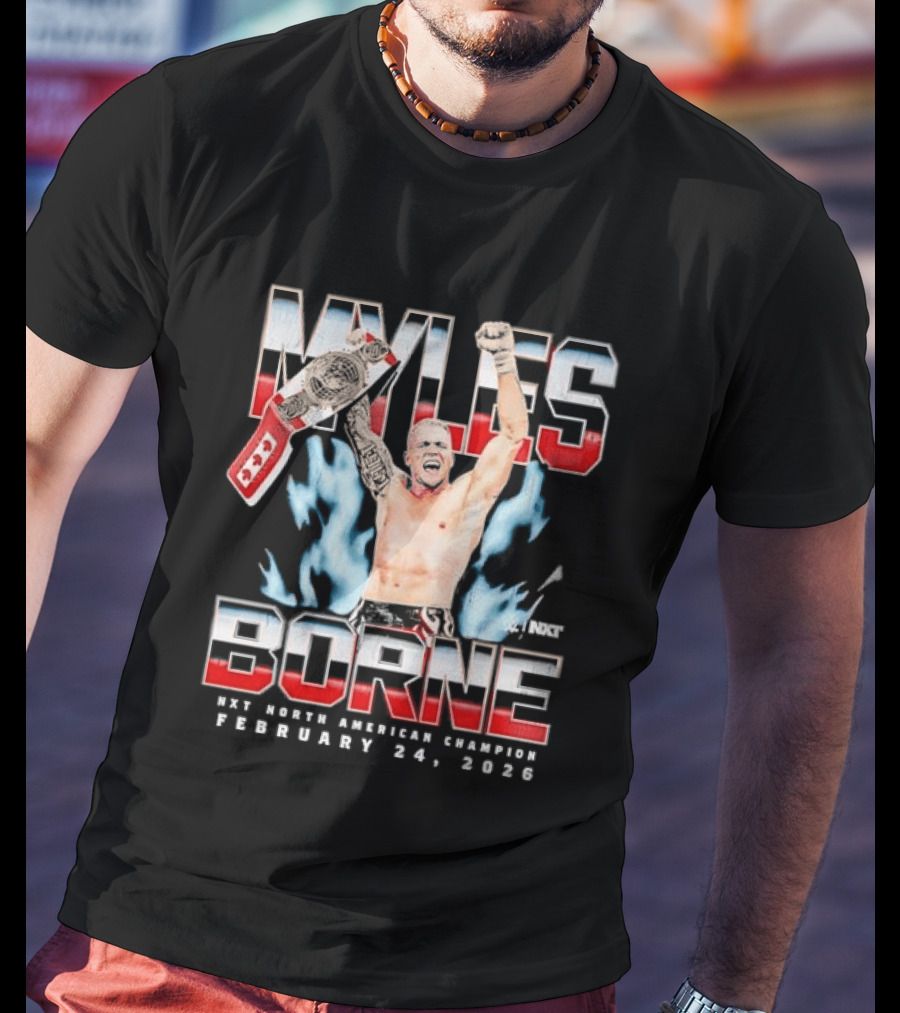 Myles Borne NXT North American Champion February 24 2026 T-Shirt