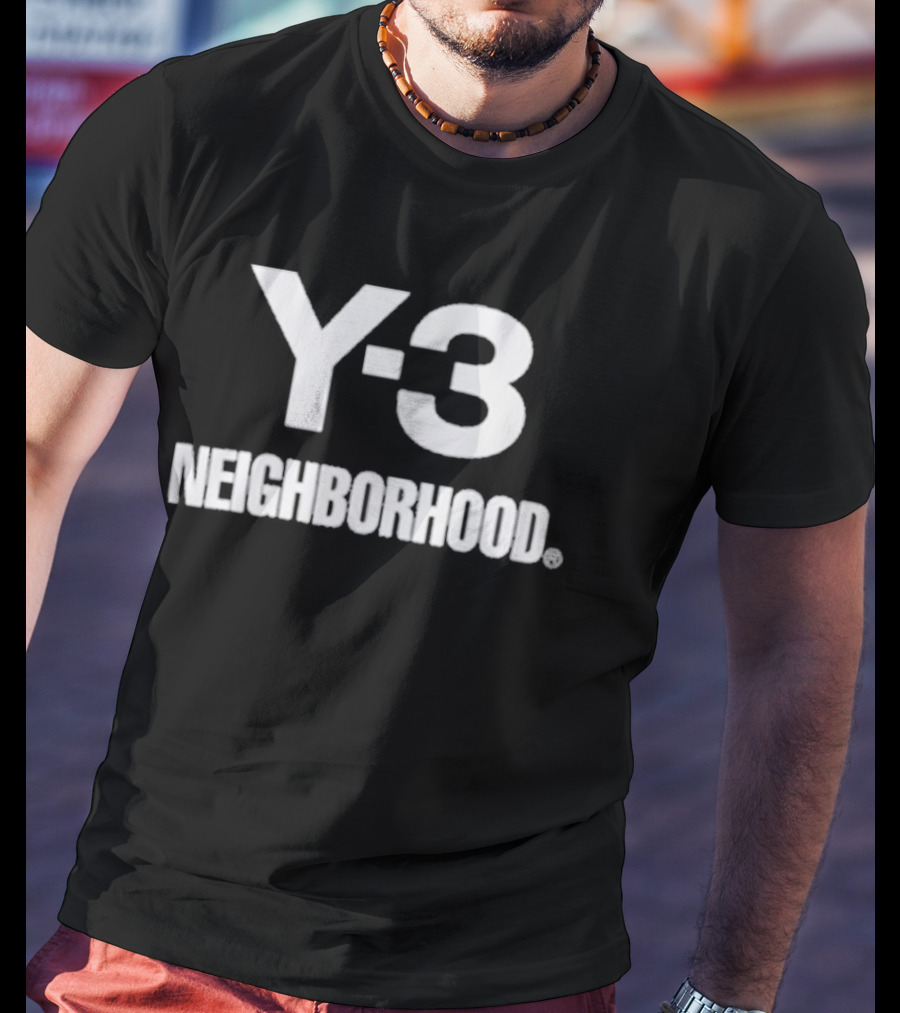 Franco Mastantuono Y 3 NEIGHBORHOOD Collaboration T-Shirt