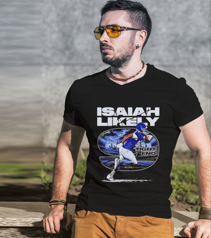 Isaiah Likely Tight End New York Giants Player T-Shirt