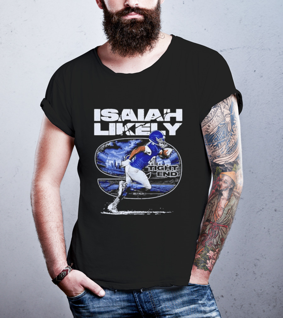 Isaiah Likely Tight End New York Giants Player T-Shirt