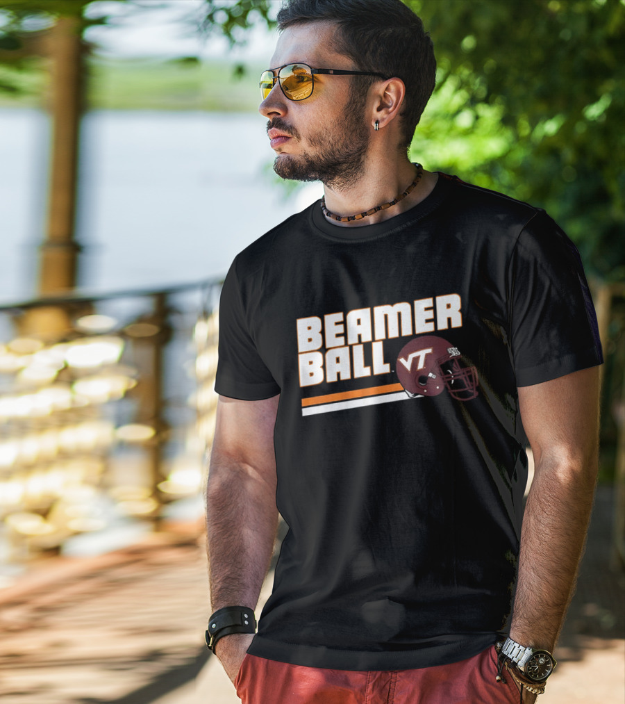 Beamer Ball VT Football Virginia Tech Frank Beamer Coach T-Shirt