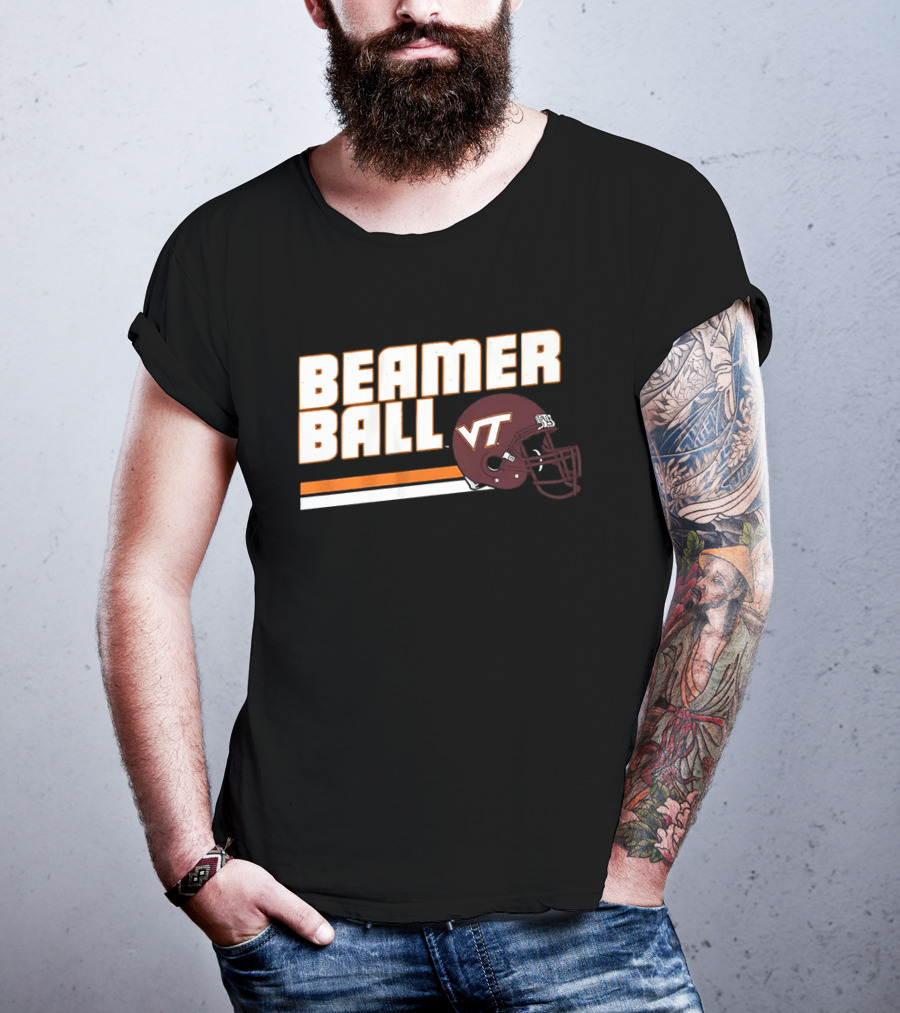 Beamer Ball VT Football Virginia Tech Frank Beamer Coach T-Shirt