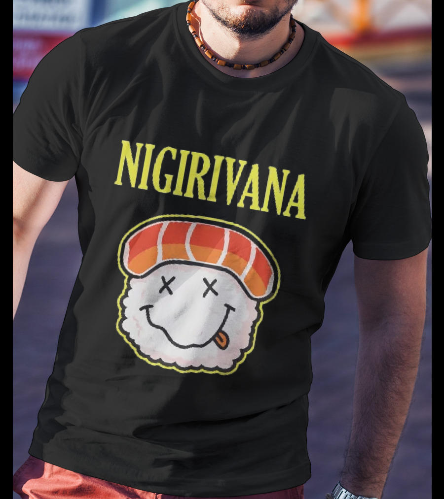 Nigirivana Sushi Nigiri Smile Face T-Shirt