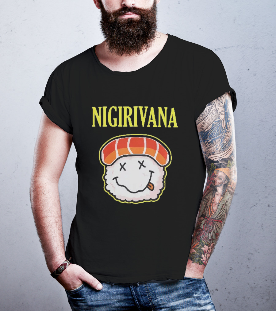 Nigirivana Sushi Nigiri Smile Face T-Shirt