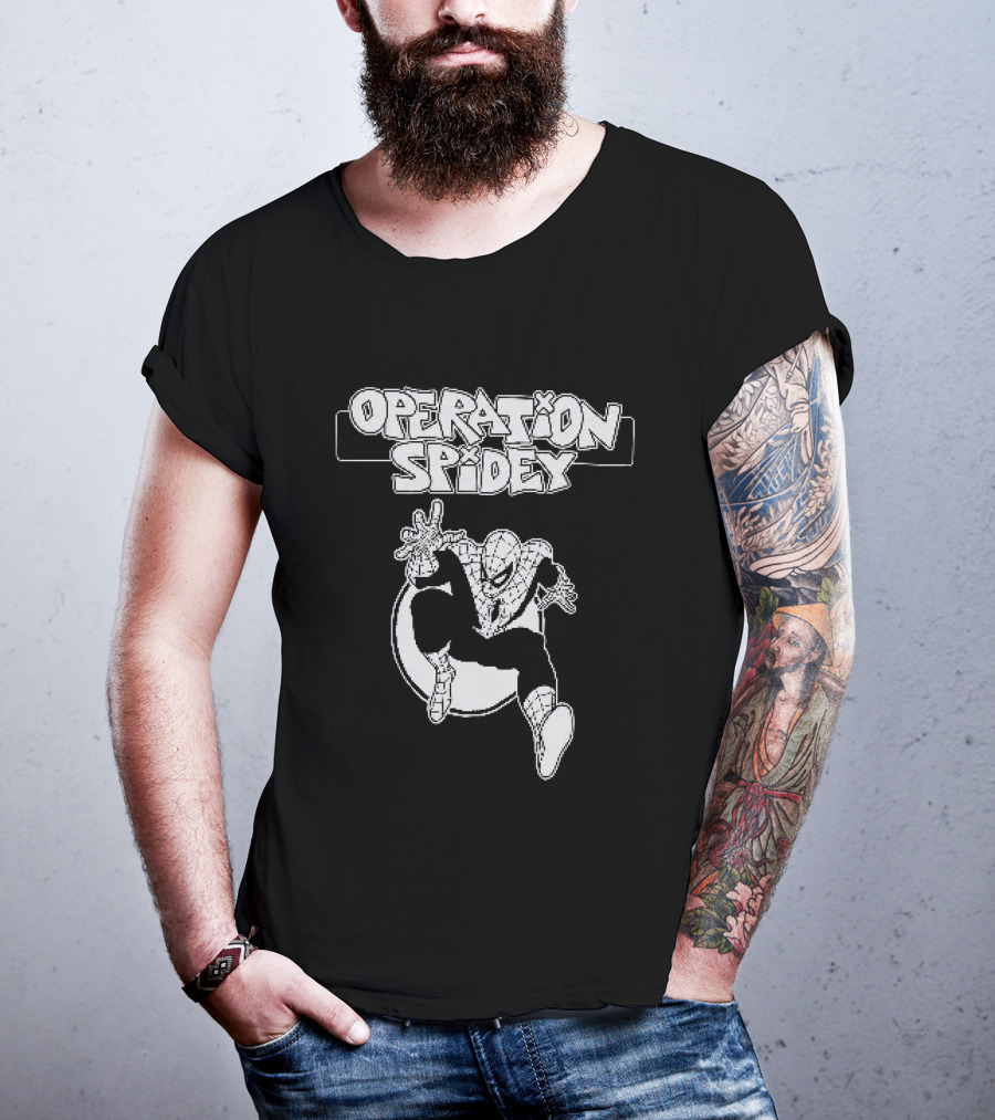 Operation Spidey Marvel Superhero Action Comic T-Shirt