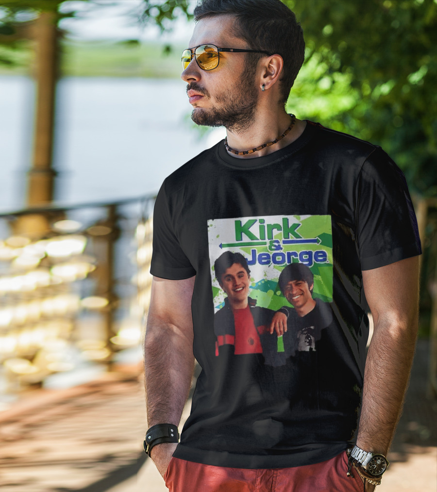 Kirk & Jeorge Drake & Josh TV Show Inspired Green T-Shirt