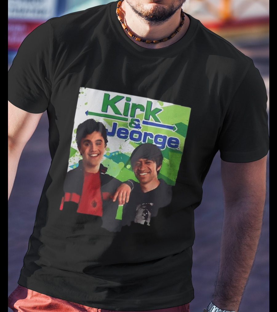 Kirk & Jeorge Drake & Josh TV Show Inspired Green T-Shirt