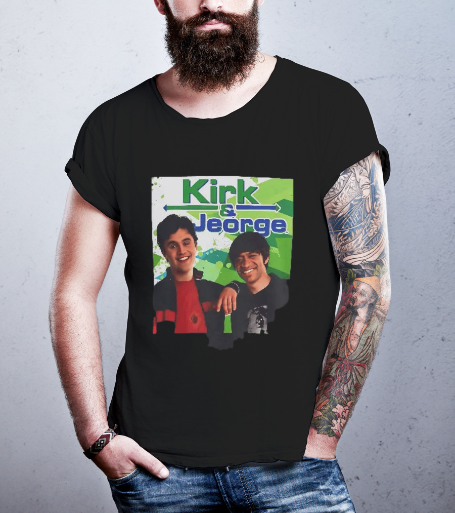 Kirk & Jeorge Drake & Josh TV Show Inspired Green T-Shirt