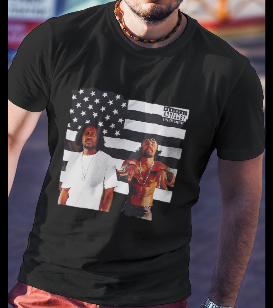 OutKirk Kirk X Floyd American Flag Explicit Content T-Shirt