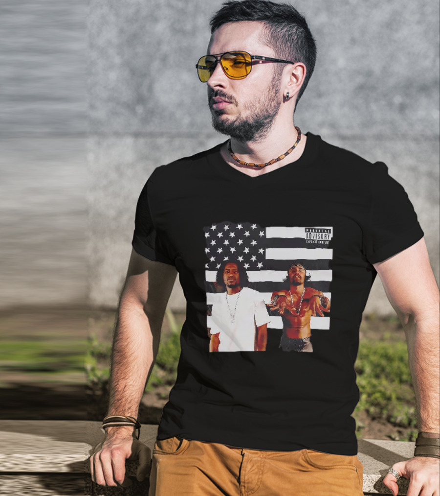 OutKirk Kirk X Floyd American Flag Explicit Content T-Shirt