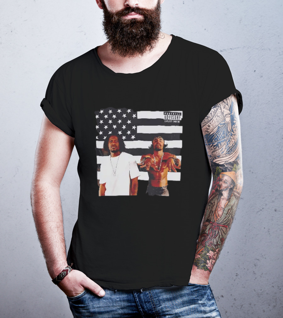 OutKirk Kirk X Floyd American Flag Explicit Content T-Shirt