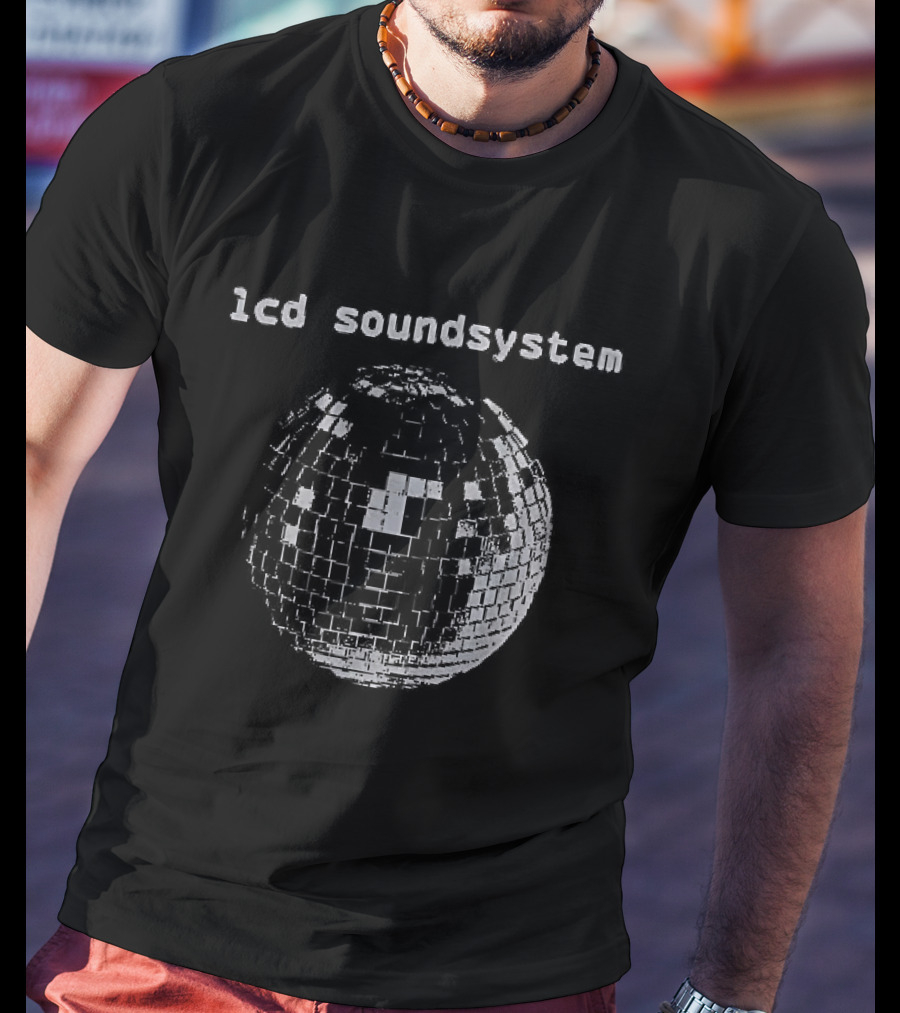 LCD Soundsystem Disco Ball Music Icon Reflective Sphere T-Shirt