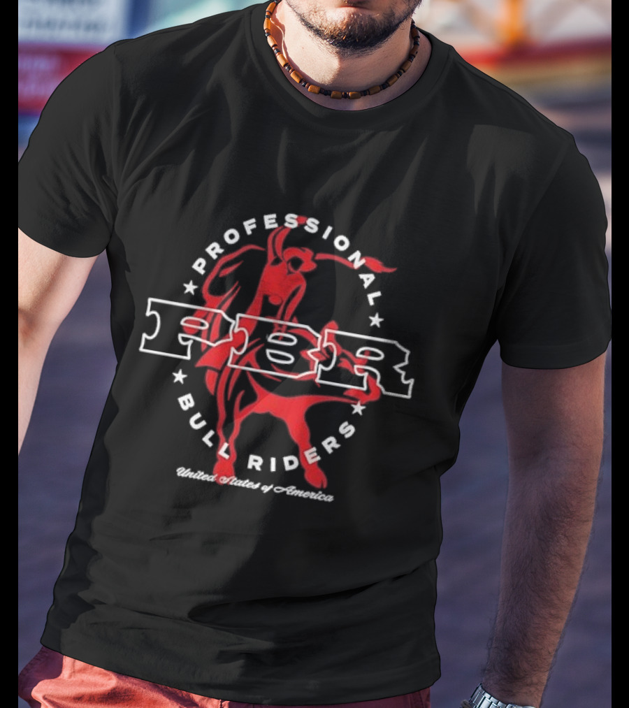 PBR Professional Bull Riders Stylized United States Of America T-Shirt