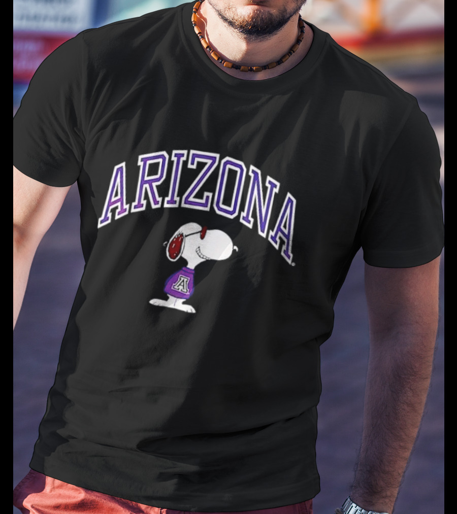 Arizona Snoopy Peanuts Collaboration College Collection T-Shirt