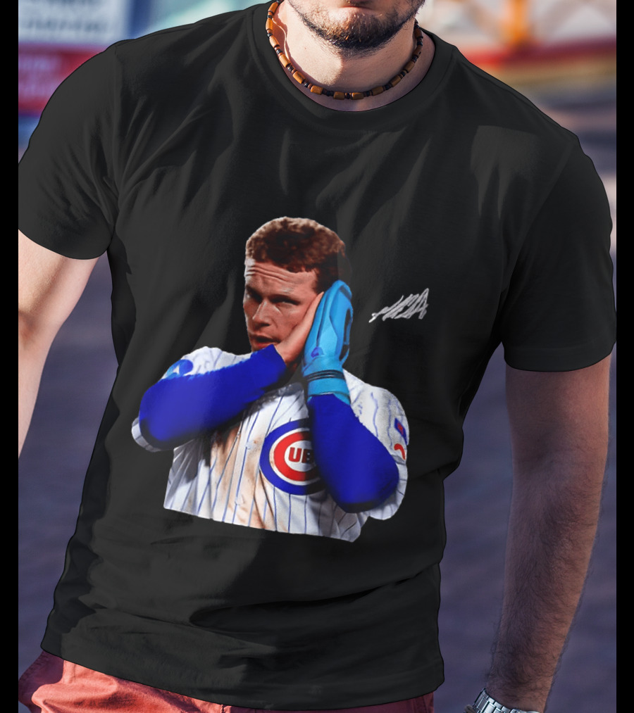 Chicago Cubs Pete Crow Armstrong Night Night Celebration T-Shirt