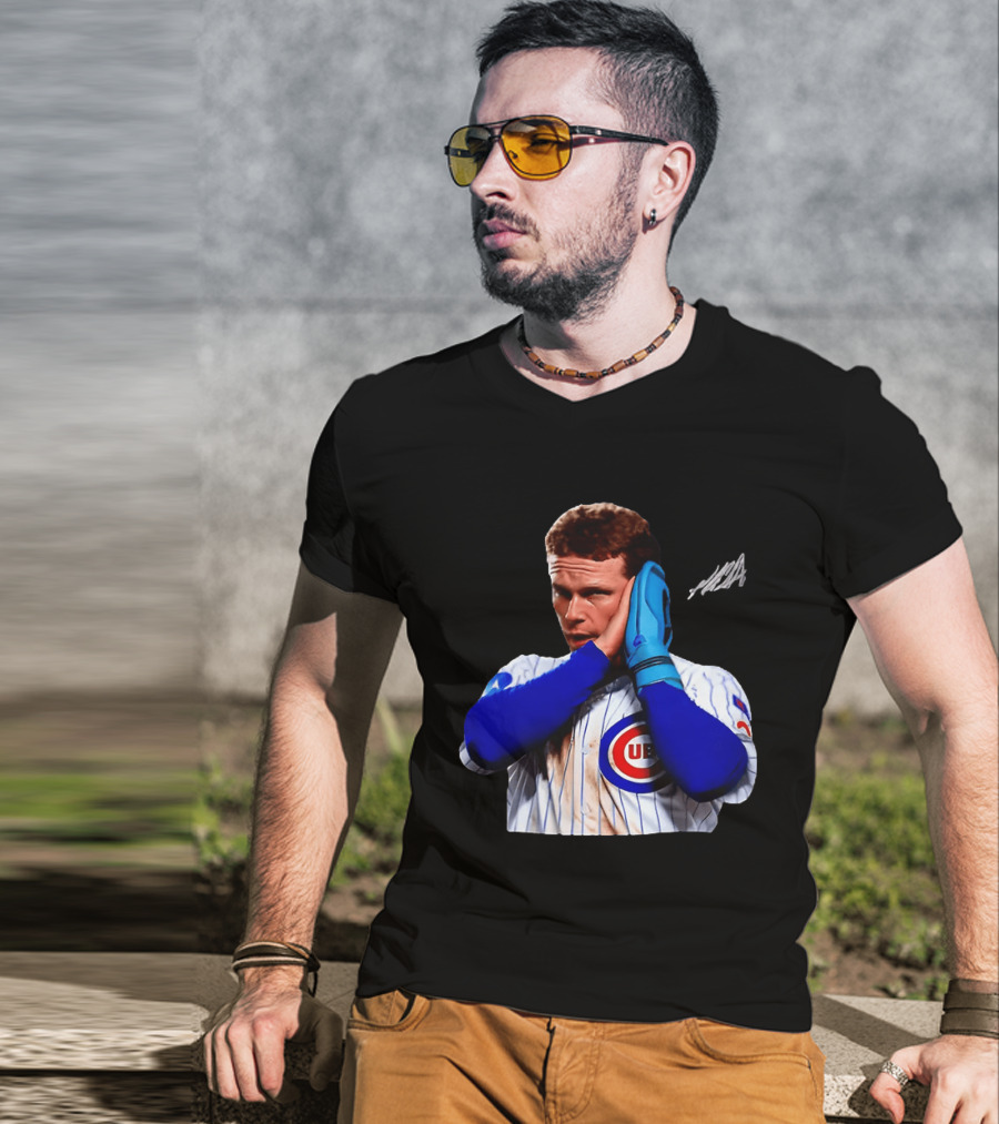 Chicago Cubs Pete Crow Armstrong Night Night Celebration T-Shirt