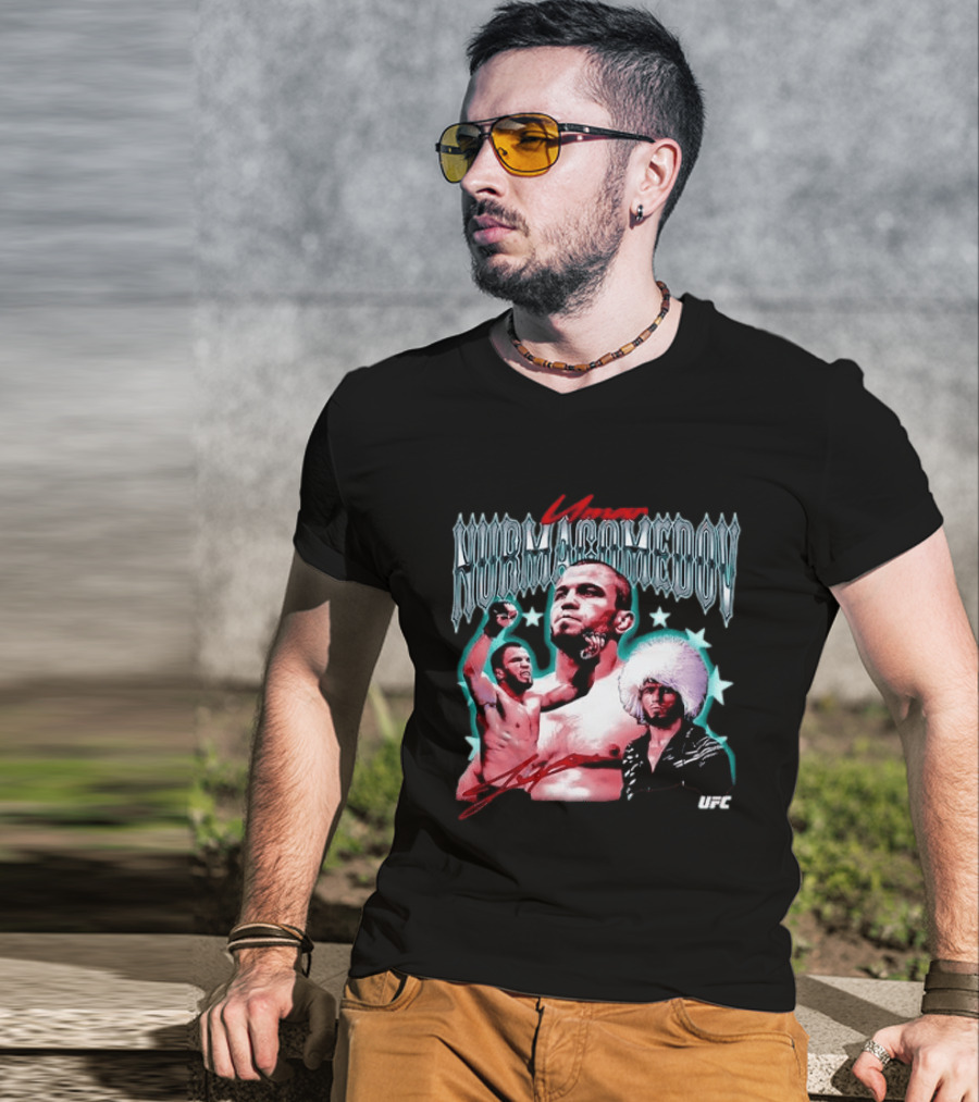 Umar Nurmagomedov UFC Trio Stars Signature T-Shirt