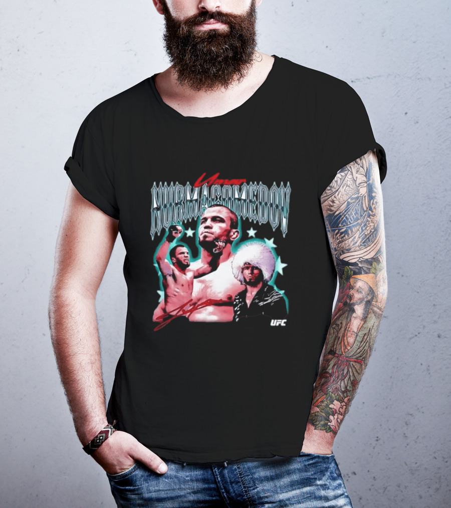 Umar Nurmagomedov UFC Trio Stars Signature T-Shirt