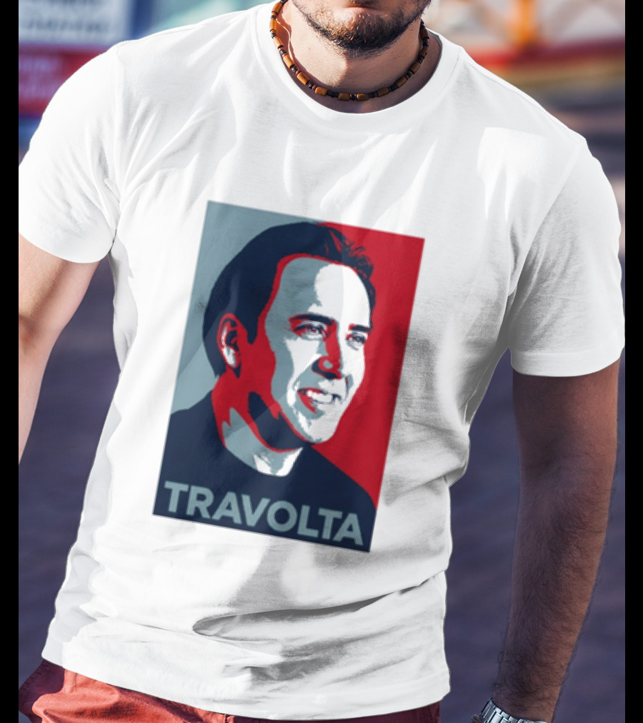 Nicolas Cage Travolta Hope Face Off Image T-Shirt
