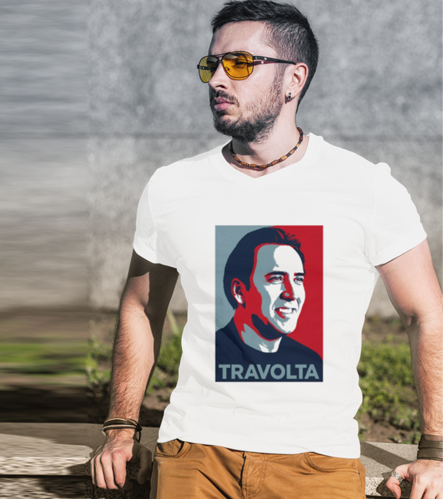 Nicolas Cage Travolta Hope Face Off Image T-Shirt
