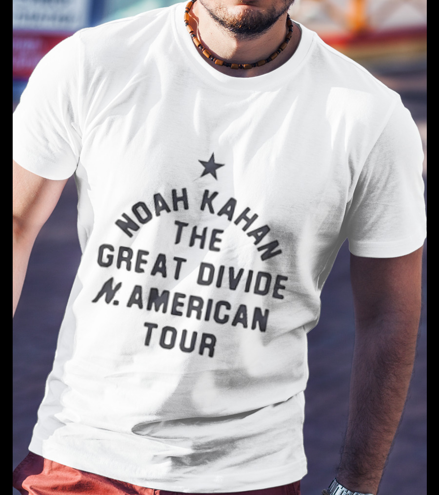 Noah Kahan The Great Divide North American Tour Merchandise T-Shirt