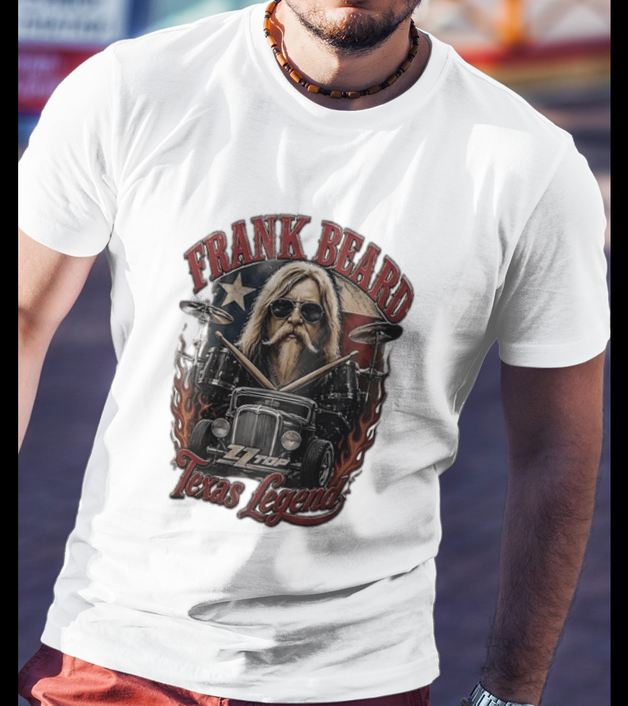 Frank Beard ZZ Top Texas Legend T-Shirt
