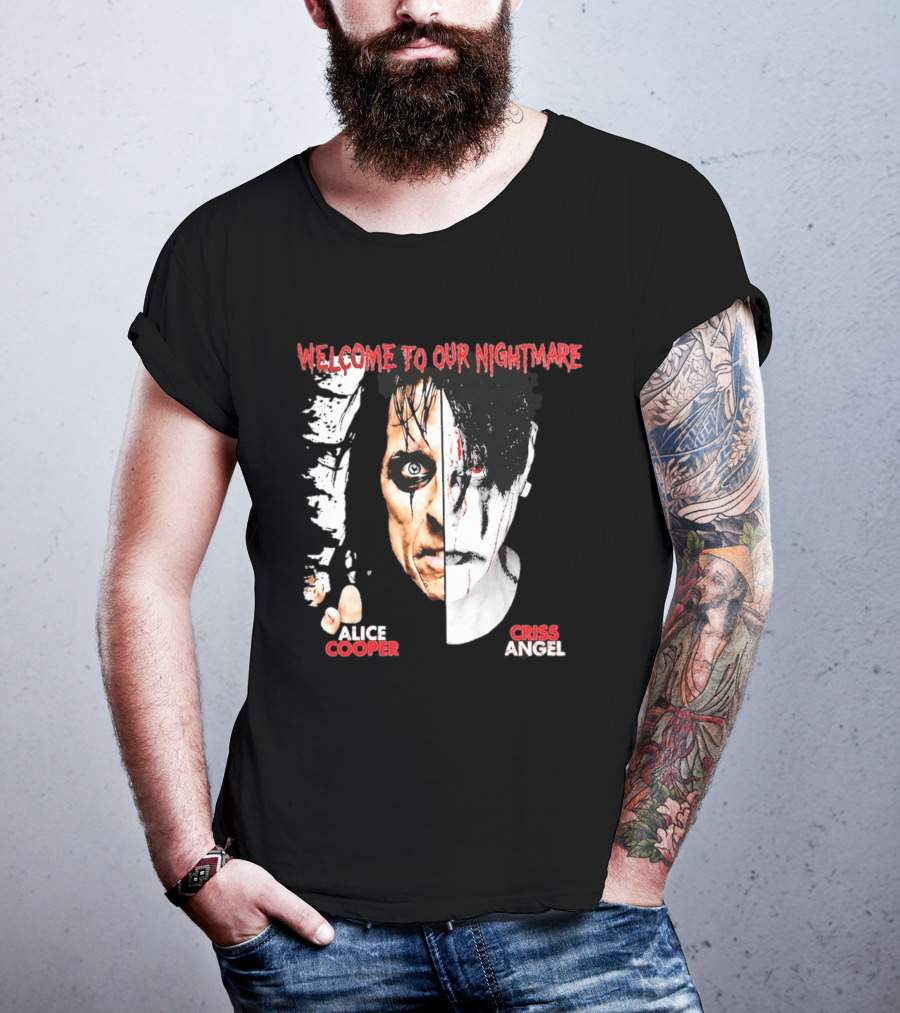 Welcome To Our Nightmare Alice Cooper Criss Angel Collaboration T-Shirt