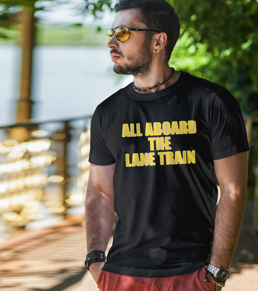 All Aboard The Lane Train Atlanta Braves T-Shirt