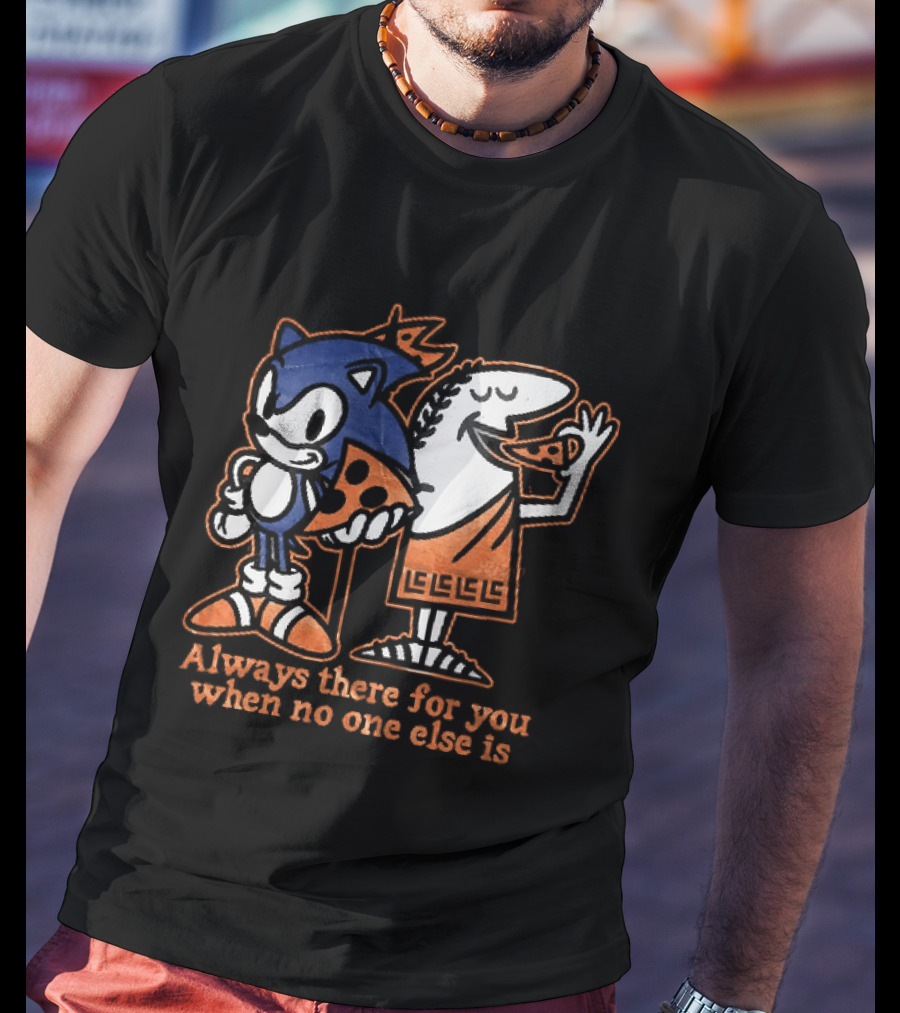 Sonic And Snoopy Always There For You When No One Else Is T-Shirt