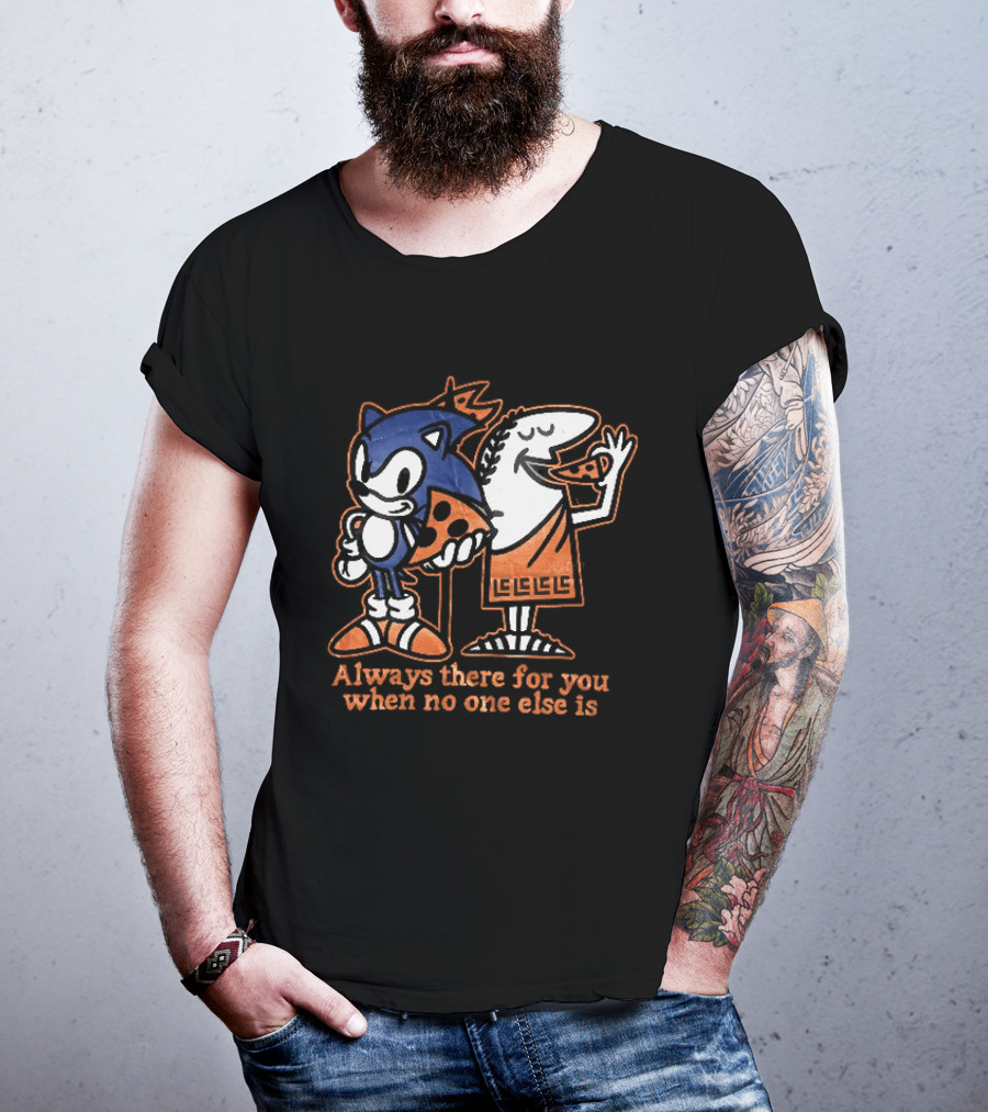 Sonic And Snoopy Always There For You When No One Else Is T-Shirt