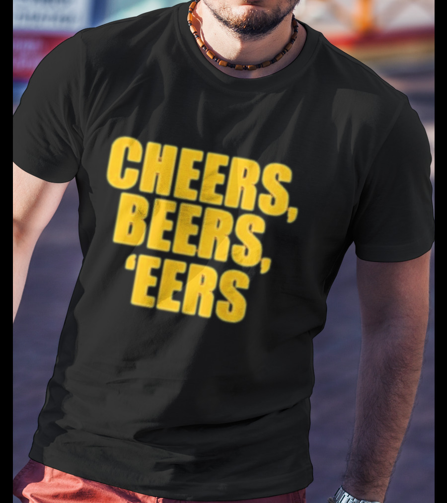 Cheers Beers 'Eers West Virginia Mountaineers NCAA Tailgate Party T-Shirt