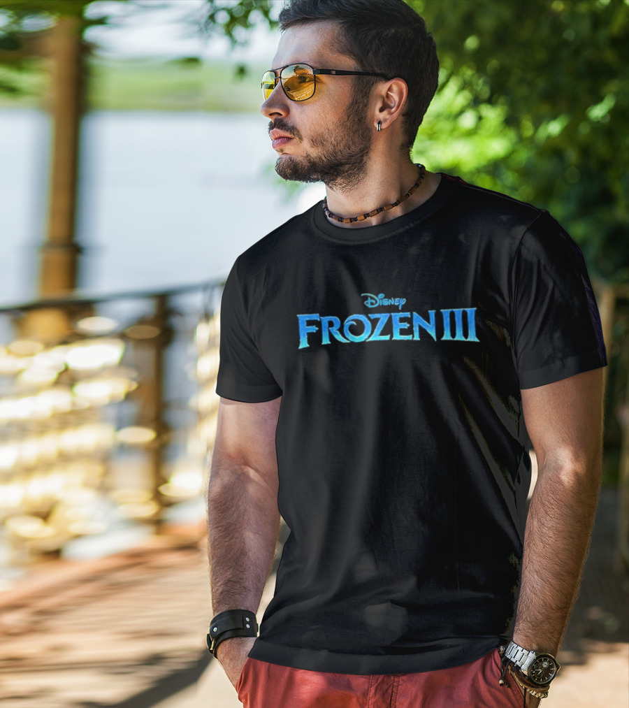 Disney Frozen III D23 2026 Concept Fall 2027 Theaters T-Shirt