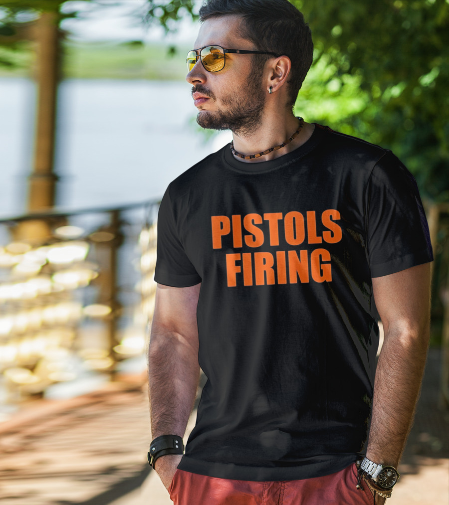 Pistols Firing Oklahoma State Cowboys T-Shirt