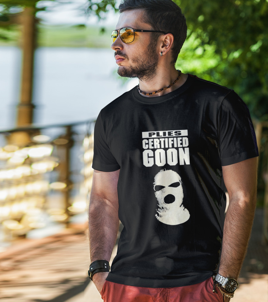 Plies Certified Goon Ski Mask T-Shirt