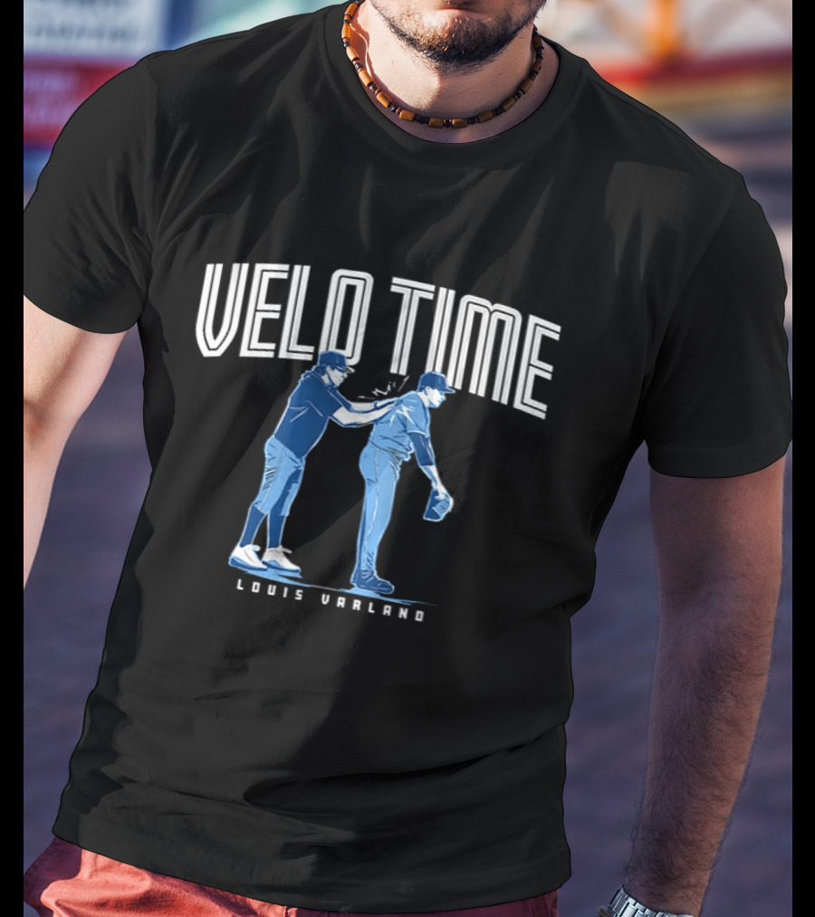 Velo Time Louis Varland Toronto Baseball T-Shirt