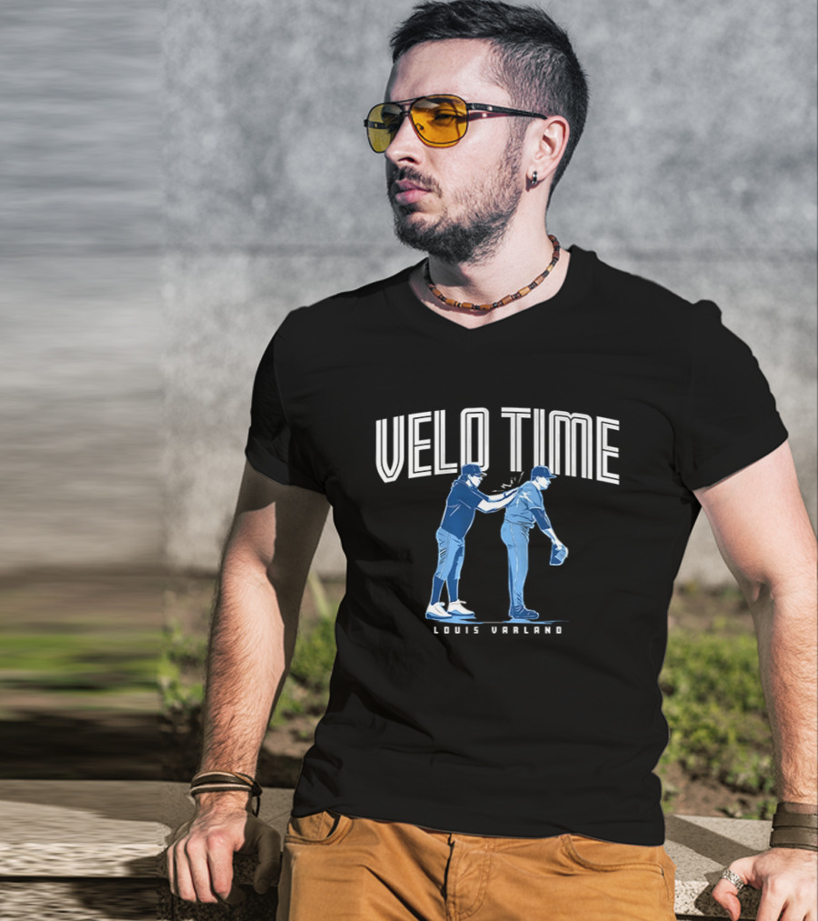 Velo Time Louis Varland Toronto Baseball T-Shirt