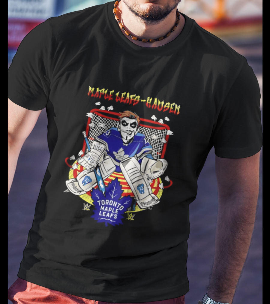 Toronto Maple Leafs Hausen Very Nice Very Evil Hockey Goalie T-Shirt