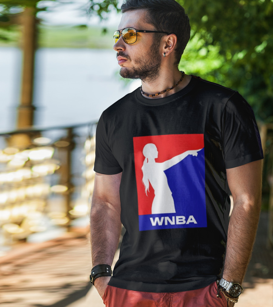 WNBA Red And Blue Sophie Cunningham Basketball T-Shirt
